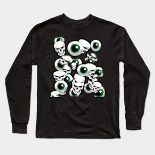 Skull with eyeys Long Sleeve T-Shirt